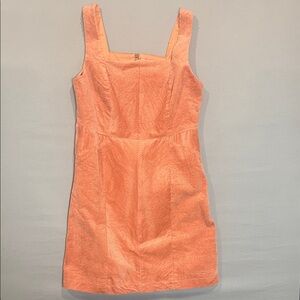 Mi Ami for Francesca’s Coral Corduroy Sheath Dress, Size M – NWT